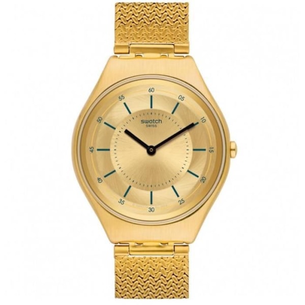 Ur - Swatch - Skindoro - 38mm - Rustfrit stål - Kvarts - Guld Guld