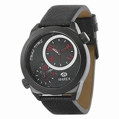 Ur - Marea - B54002-3 - Quartz - Analog - Sort Læder Svart