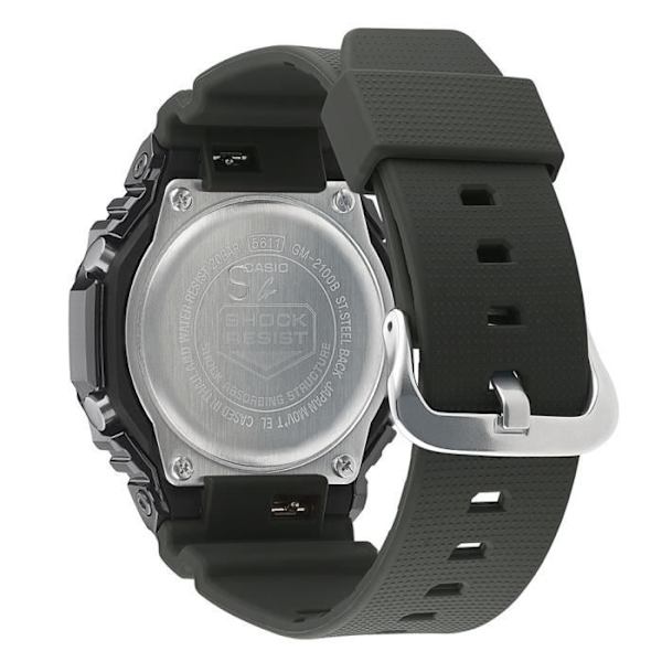 Ur - Casio - GM-2100B-3AER - Kvarts - Analog - Grøn plastrem Grön