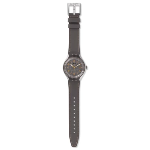 Ur - SWATCH - YES4007 - Kvarts - Analog - Grå læder Grå
