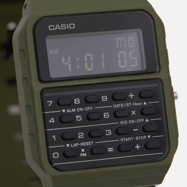 Digitalklocka - CASIO - CA-53WF-3BEF - Kvarts - Plast - Grön Grön, Svart