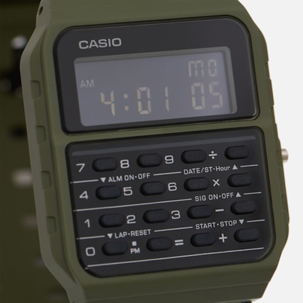 Digitalur - CASIO - CA-53WF-3BEF - Kvarts - Plast - Grøn Grön, Svart