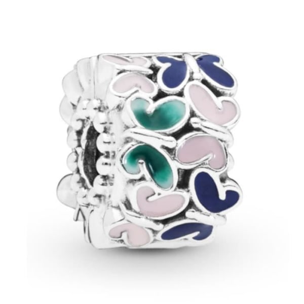 Charm - Pandora - Butterflies Clip - 925 hopea - Mixed - Aikuinen