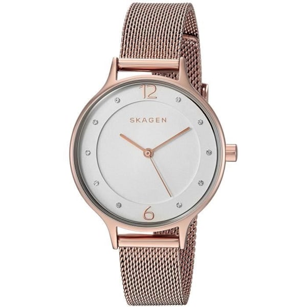 SKAGEN NAISTEN 30MM RUOSTUMATTOMASTA TERÄKSESTÄ VARUSTETTU RANSKA & KOTELO KVARTSIKELLO SKW2650