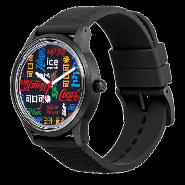 Klocka - Ice Watch - 019618 - Kvarts - Analog - Svart silikon 21 cm Svart