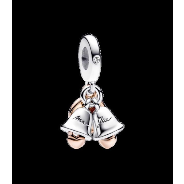 Pandora Charm Double Bells Bryllupsvedhæng 782592C01