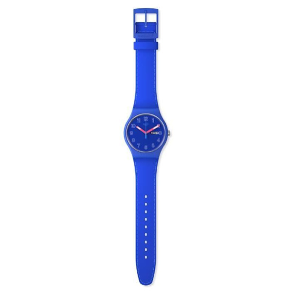 Klocka - SWATCH - COBALT DISCO - Silikon - Analog - Herr - Trendig Blå