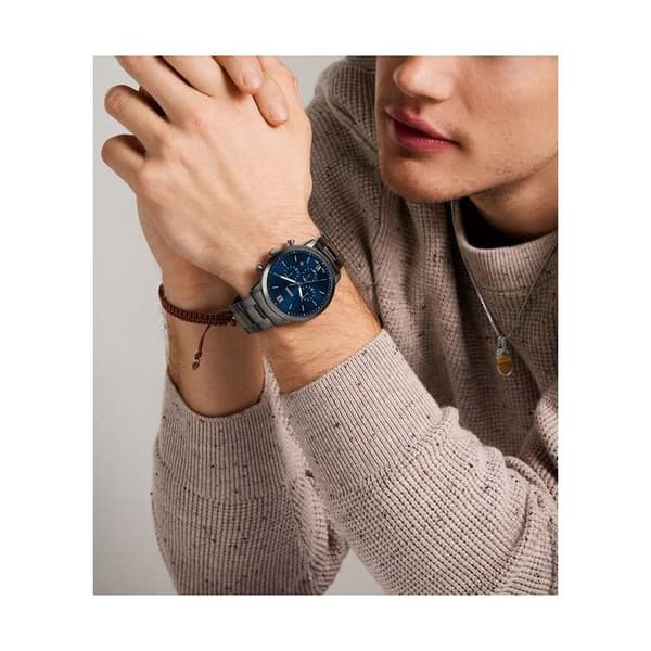 FOSSIL FS6111 miesten kello tummansininen muoti