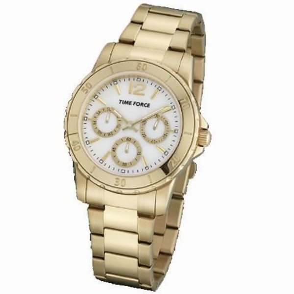 Ur - Time Force - TF4191L09M - Quartz - Analog - Sort Stål