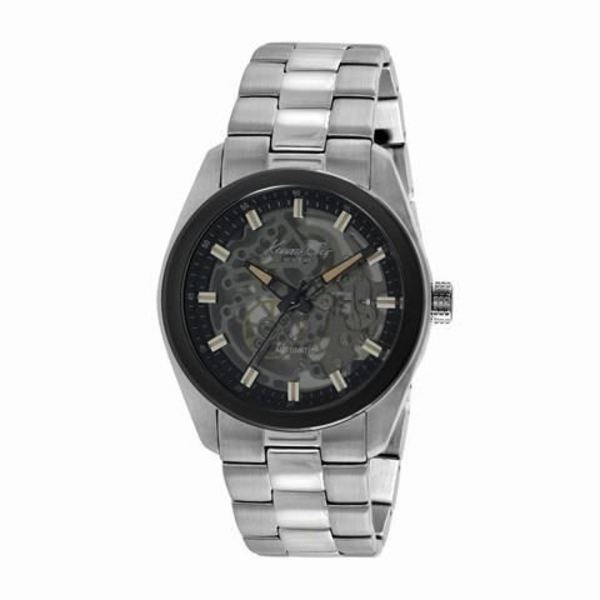 Kello - Kenneth Cole - KC9334 - Kvarts - Analoginen - Hopeanhohtoinen teräs