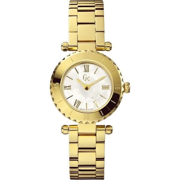 Damklocka - Guess - X70008L1S - Quartz - 35 mm - Guld/Nacre - 10 Atm pärlemor