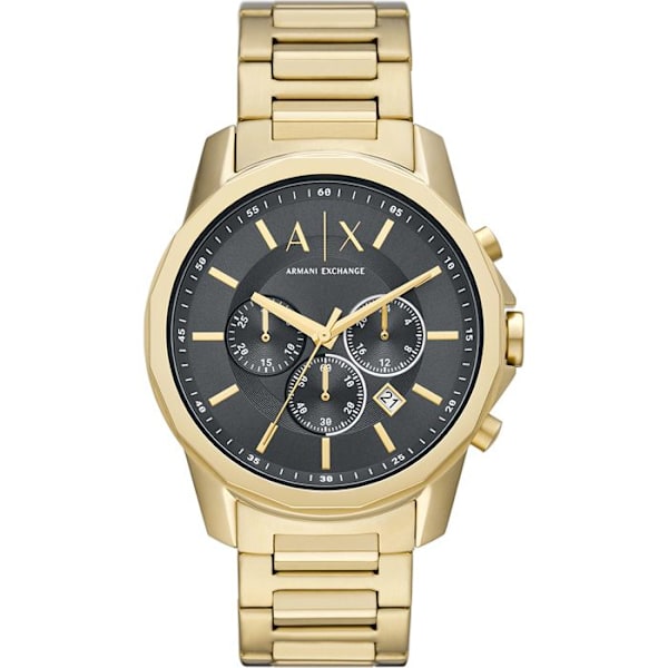 Armani Exchange Quartz Chronograph Herrklocka Rostfritt stålarmband Guld AX1721 gyllene