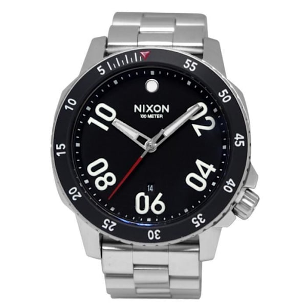 Kello - NIXON - THE RANGER A506000 - Musta - Hopea - Kvartsi - Analoginen Svart silver