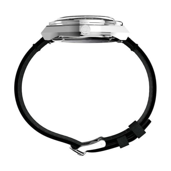 Ur - TIMEX - TW2Y56800 - Sort læder - 40 mm - 5 ATM Svart
