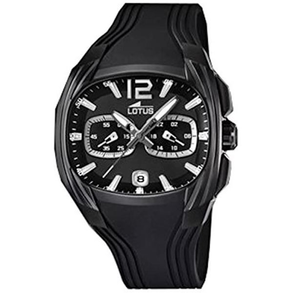Klocka - LOTUS - ENJOY 15757-D - Sport - Kvarts - Svart - Analog Svart