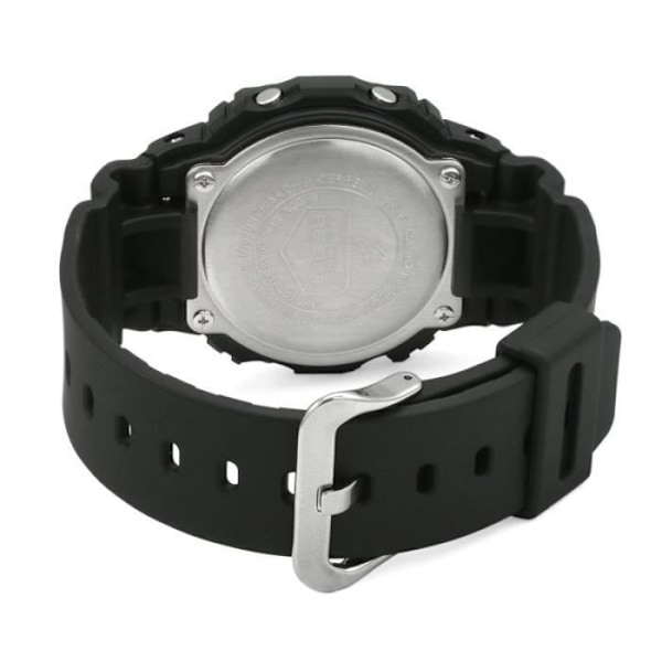 CASIO DW-5600BBM-1ER Digitalklocka för män - Kvarts - Svart - Plast Svart