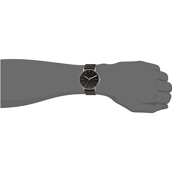Ur - Skagen - SKW6401 - 40mm - Sort Læder - Rustfrit Stål