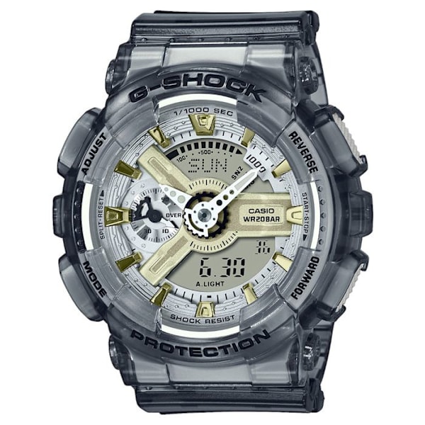 Ur - CASIO - G-Shock GMA-S110GS-8AER - Kvarts - Resin - Dobbelt skærm Kolgrå