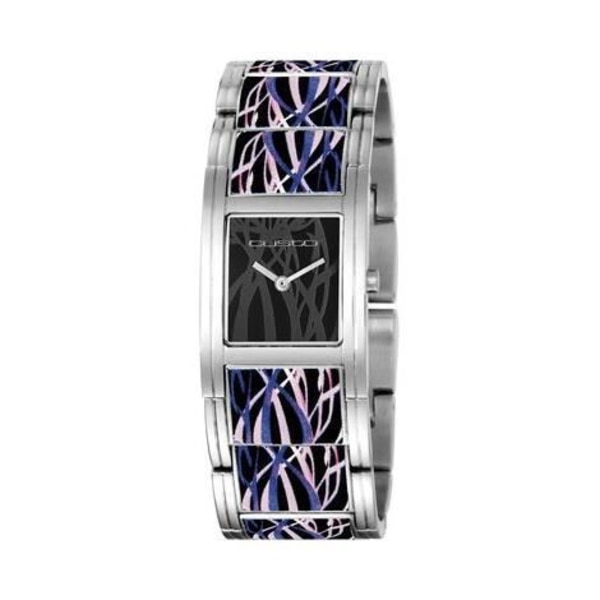 Dameur - CUSTO - ON TIME GRAVURE CU011202 - Quartz - Analog - Sort læder