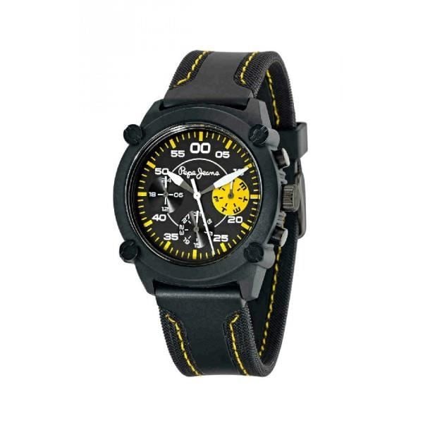 Kello - Pepe Jeans - R2351108001 - Kvartsi - Analoginen - Musta Svart