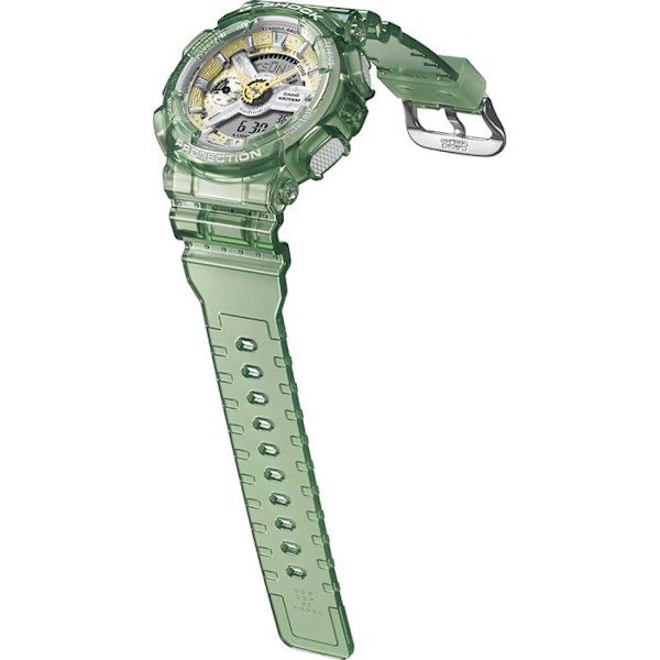Kello - Casio - G-Shock GMA-S110GS-3AER - Kvartsi - Hartsi - Kaksoisnäyttö Grøn
