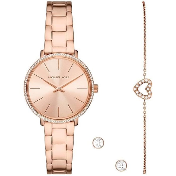 Ur - MICHAEL KORS - Pyper MK1040 - Kvarts - Rustfrit stål - Rose guld Rose guld