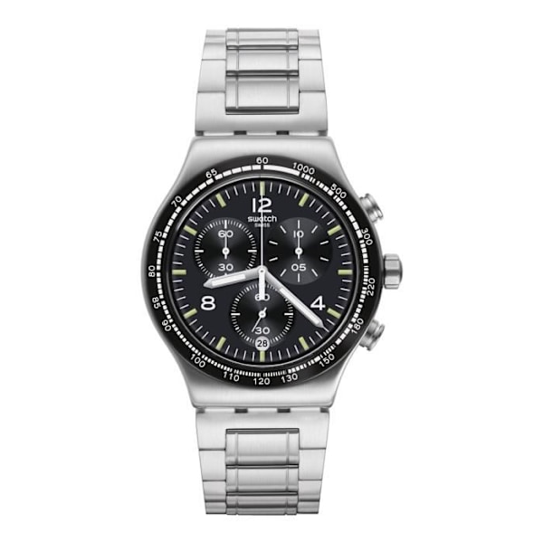 Watch - SWATCH - NATTFLYG IGEN - Chrono 43mm - Quartz - Vattentät 3 ATM Mörkgrå