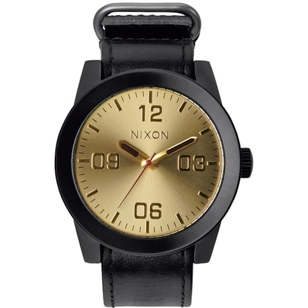 NIXON CORPORAL A243010 herrklocka. Mode. 100. - Svart guld