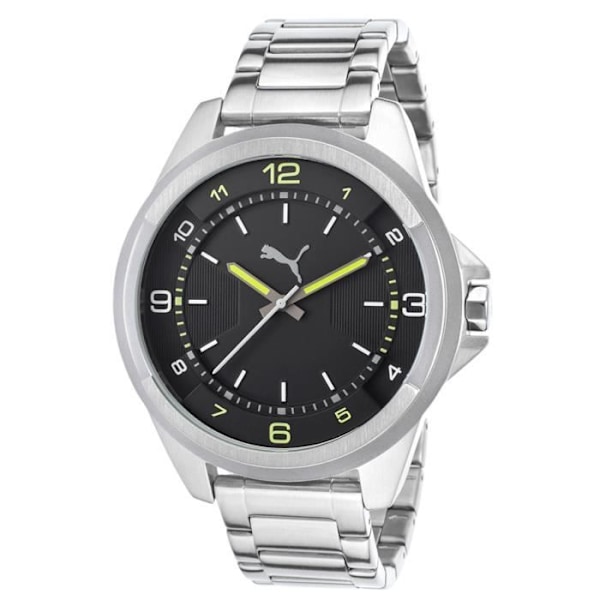 Kellot - PUMA - PU103511001 - Kvarts - Analogi - Musta teräs Svart
