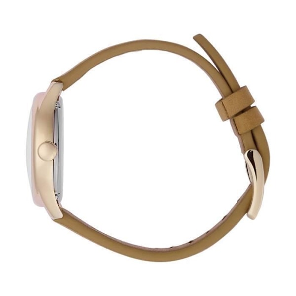 Klocka - Ice-Watch - ICE time Beige Gold - Läder - Analog - Chic Beige, guld