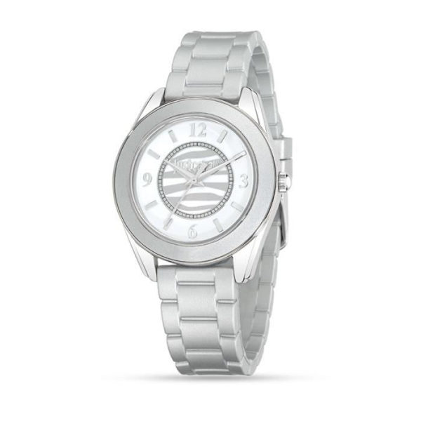 Ur - Just Cavalli - R7251602510 - Damer - Quartz - Hvid - Resin Vit