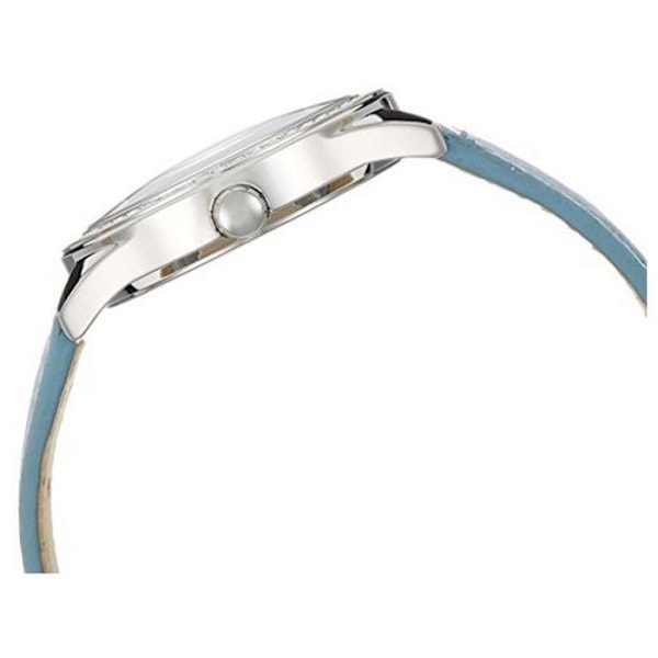 Damur - GUESS - SWEETIE W0754L1 - Kvarts - Analog - Rund - Läder/ Rostfritt stål Blå, Silver
