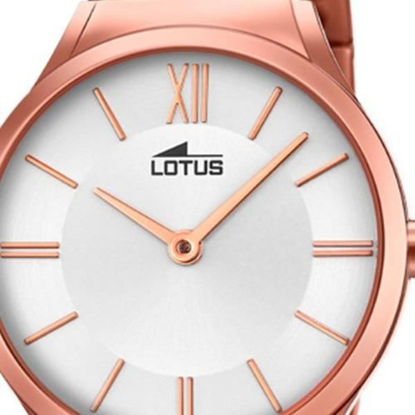 Dameur - Lotus - Minimalistisk - Kvarts - Rustfrit stål - Rosé UL18490/1 rosé, silver