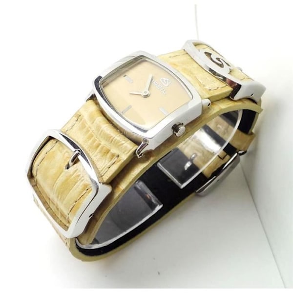 Klocka - Breil - 2519252062 - Kvarts - Analog - Beige Läder Beige