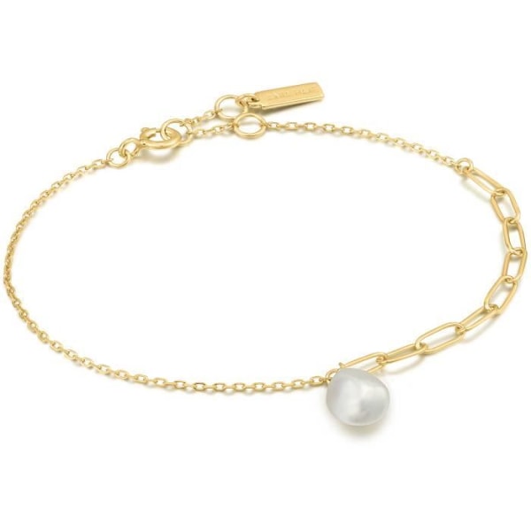 Ania Haie Pearl Of Wisdom Damarmband - Guld - B019-02G - 925 Sterling Silver 14kt guldpläterad - 16,5 cm gyllene