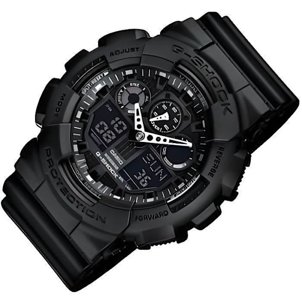 CASIO G-Shock Watch GA-100-1A1ER Quartz Chronograph Svart