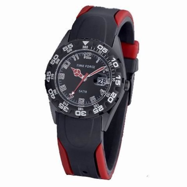 Kello - Time Force - TF3028B14 - Kvarts - Analogi - Musta