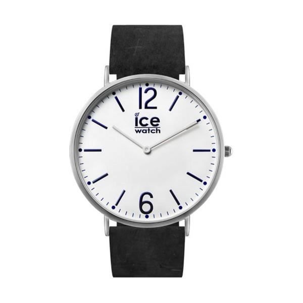 Ur - Ice-Watch - CITY Finsbury - Sort læder - Kvarts - Analog Svart