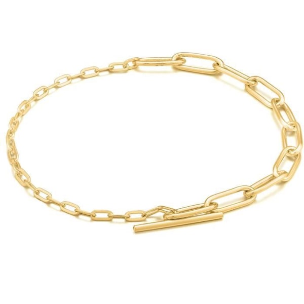 Ania Haie Chain Reaction damarmband - Guld - 925 silver rodiumpläterat 14kt guld - 18,5 cm gyllene