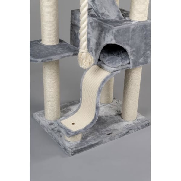 Kattträd - RHRQuality - Kilimanjaro de Luxe - Grå - 192 cm - Stöder 20 kg Grå