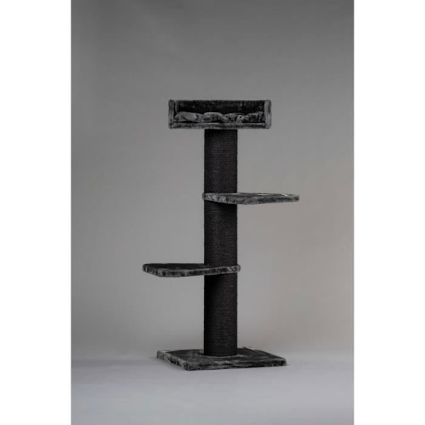 Kattträd - RHRQuality - Royalty Blackline - Mörkgrå - För stora katter - 155 cm i höjd Grå