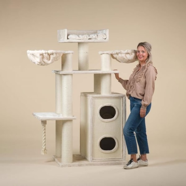 Kattetræ - RHRQuality Cat Paradise Beige store katte Beige