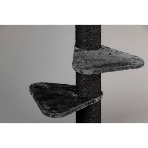 Kattträd - RHRQuality - Royalty Blackline - Mörkgrå - För stora katter - 155 cm i höjd Grå
