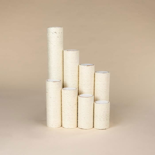 Kattträd - RHRQuality - Sisalstolpe 36x12 - Beige - Användning inomhus/utomhus - Gör själv montering Beige