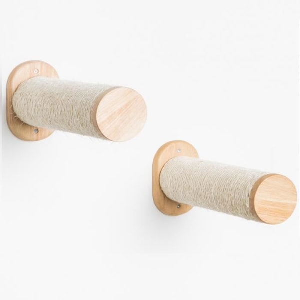 Cat Tree - RHRQuality Cat Climbing Wall - Sisal Post Set (beige) Beige