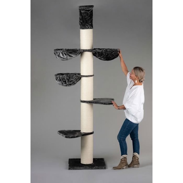 Cat Tree - RHRQuality Maine Coon Tower Mörkgrå Större katter Grå