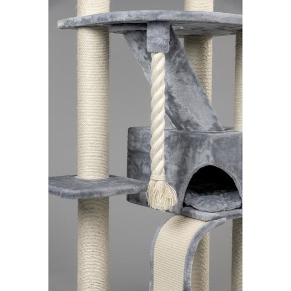 Kattträd - RHRQuality Kilimanjaro de Luxe Grå stora katter Grå
