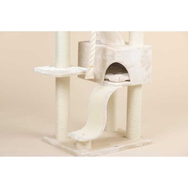 Kattträd - RHRQuality - Kilimanjaro de Luxe - Beige - Stöder 20 kg - 192 cm hög Beige