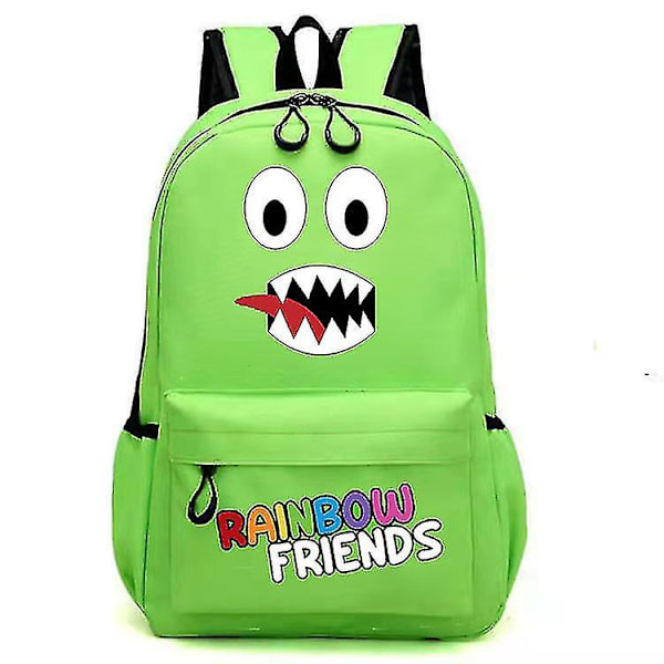 Rainbow Friends -reppukoulu, matkareppu Green