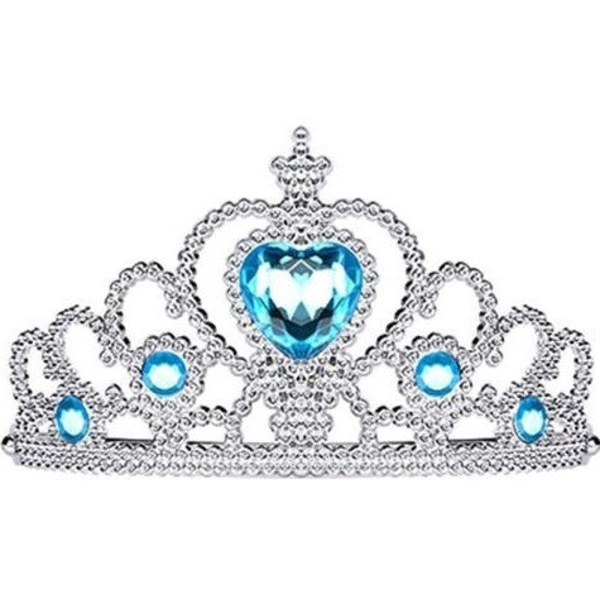 Elsa princess klänning + tiara/fläta/handskar 100 cl